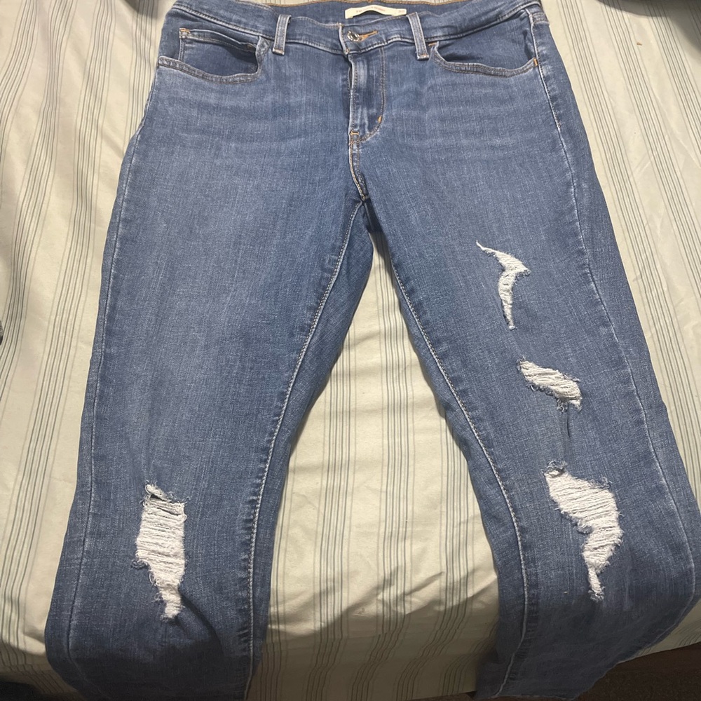 Levi’s super skinny mid rise jeans size 10